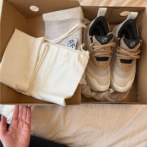 LOEWE x On Cloudtilt Running Men's Beige and White Sneakers